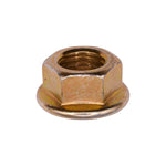 M10-1.25 Hex Flange Nut Flange, Yellow Zinc Chromate