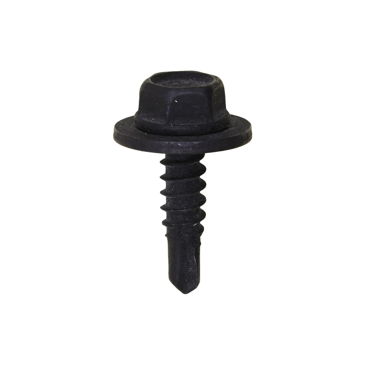 M4.2-1.41x16mm Hex Head SEMS Washer Teks Screw, Type 2 Self-Drilling Tek, 12mm Washer, Phosphate