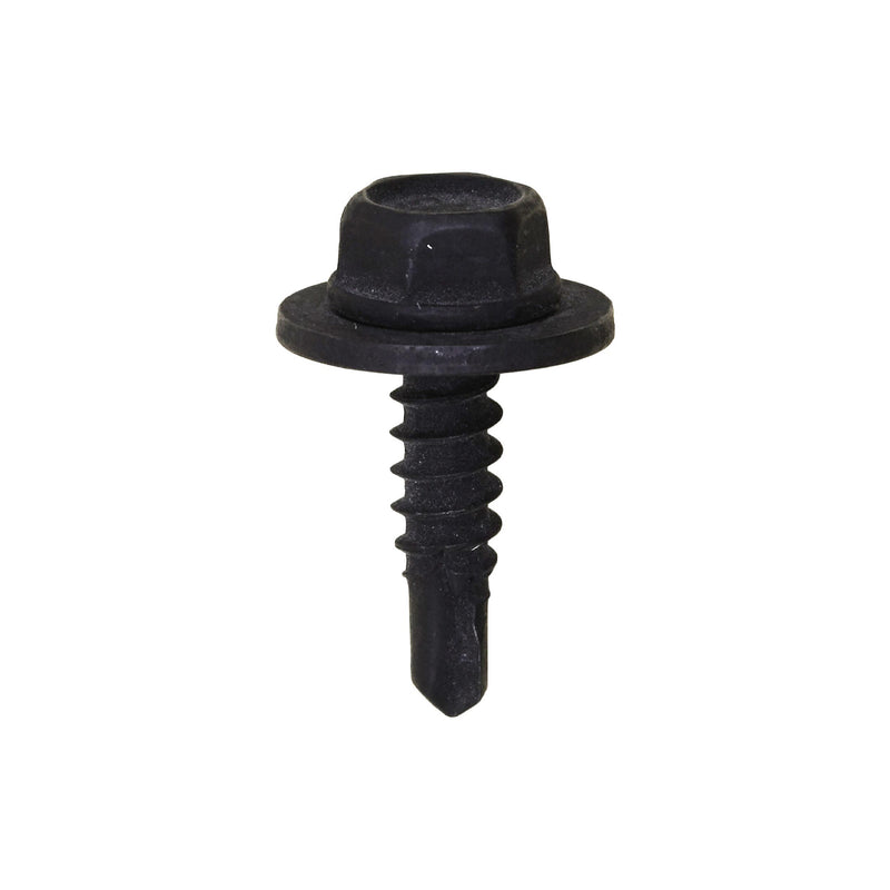 M4.2-1.41x16mm Hex Head SEMS Washer Teks Screw, Type 2 Self-Drilling Tek, 12mm Washer, Phosphate