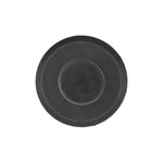 1/2"x1-5/8" Black Push-Type Front License Plate Bracket Retainer with Closed End, 1" Head