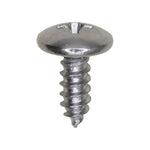 #8x7/16" Phillips Truss Head Spec Tapping Screw, Type A/AB, 13/32" Washer, Chrome
