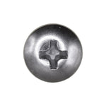 #8x7/16" Phillips Truss Head Spec Tapping Screw, Type A/AB, 13/32" Washer, Chrome