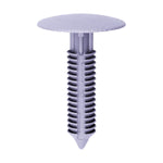 5/16"x1-1/2" Gray Nylon Single Head Roof Trim Panel And Garnish Christmas Tree Retainer N806344-S, 1" Head