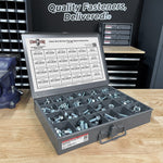 Metric Class 10.9 JIS Hex Flange Frame Bolts & Serr Nuts Assortment M6-M12 402 PCS
