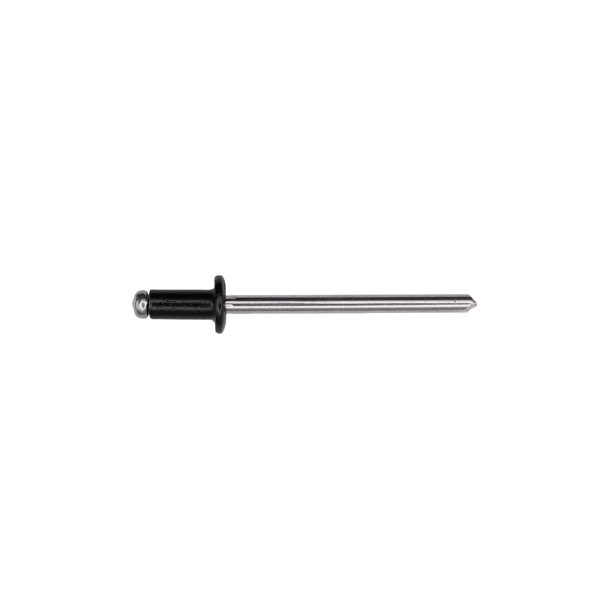 1/8" Rivet, 1/16"-1/8" Grip, Black Aluminum Body, Aluminum Mandrel
