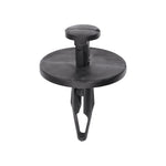 3/8"x15/16" Black Push-Type Rear Bumper Fascia Retainer with Closed End, 1" Head