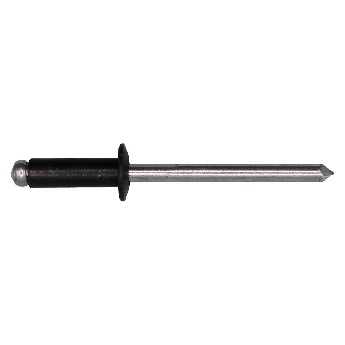 3/16" Specialty Rivet Aluminum, 1/4"-3/8" Grip, Black Aluminum Body, Aluminum Mandrel