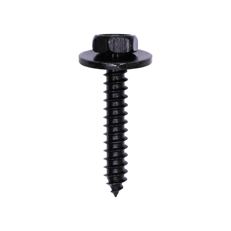 M4.2-1.41x25mm Hex Head SEMS Tapping Screws, Type A/AB, 12mm Washer, Phosphate