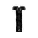 M6-1.0x20mm Slotted Pan Head License Plate Screw, Nylon