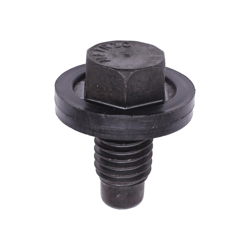 M12-1.75x21mm Rubber Oil Drain Plug with Gasket Thread, Plain