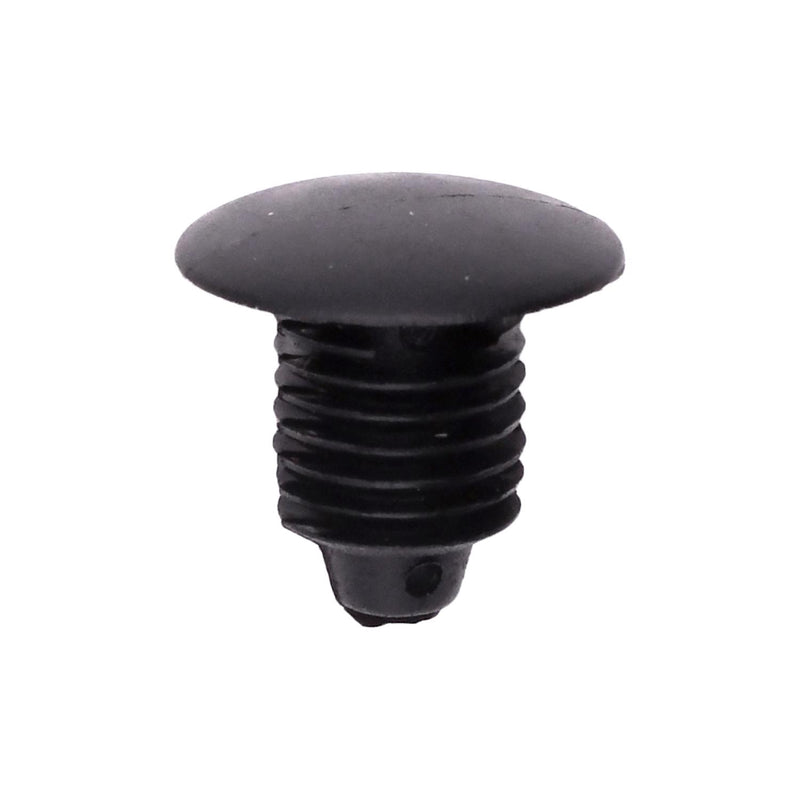 9/32"x7/16" Black Nylon Single Head Radiator Baffle Christmas Tree Retainer, 1/2" Head