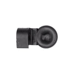 5/32" Black Nylon Door Lock Clip, Size