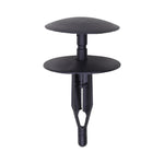 1/4"x3/4" Black Screw-Type Fascia To Bumper Retainer with Open End, 11/16" Head