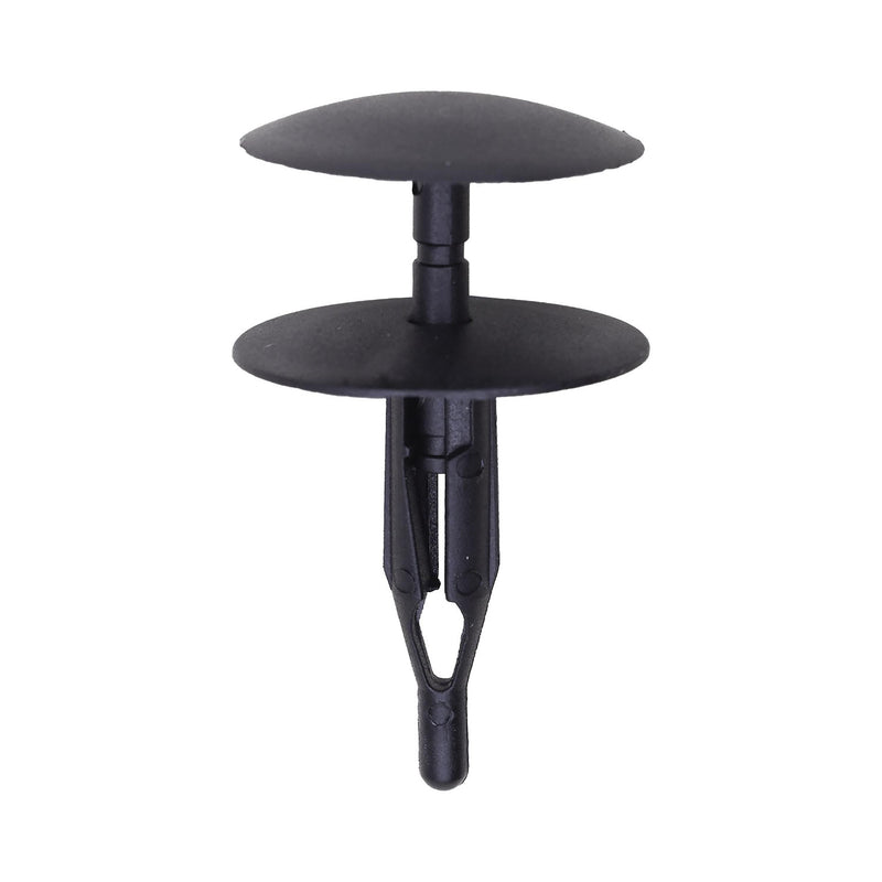 1/4"x3/4" Black Screw-Type Fascia To Bumper Retainer with Open End, 11/16" Head