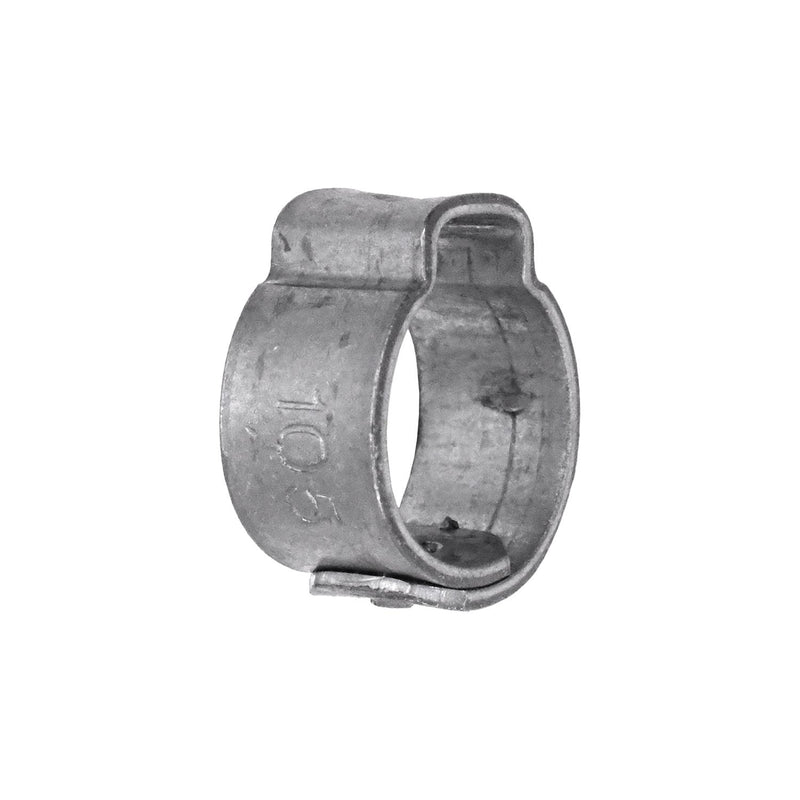 3/8" Crimp-Type Hose Clamp, Zinc