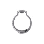3/8" Crimp-Type Hose Clamp, Zinc