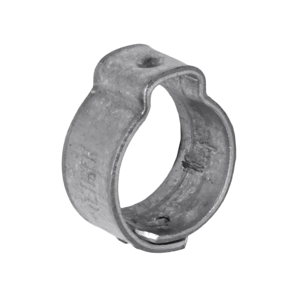 7/16" Crimp-Type Hose Clamp, Zinc
