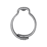 7/16" Crimp-Type Hose Clamp, Zinc