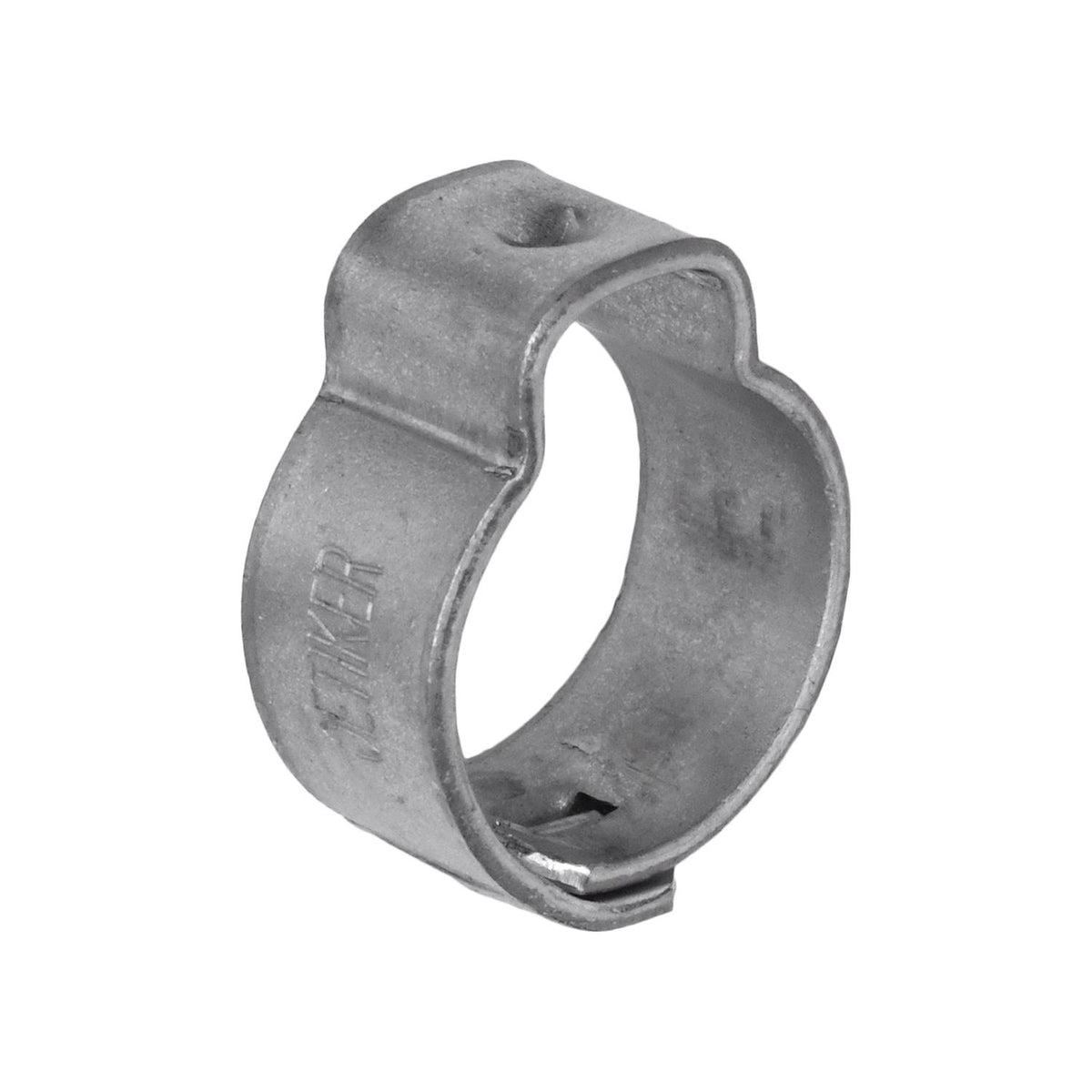 15/32" Crimp-Type Hose Clamp, Zinc