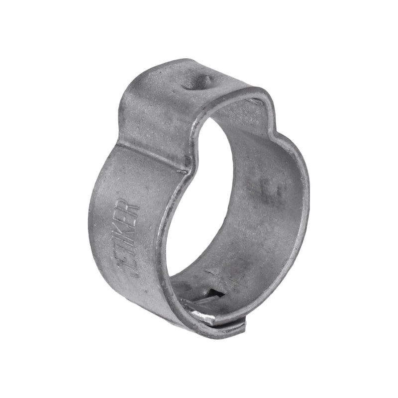 15/32" Crimp-Type Hose Clamp, Zinc