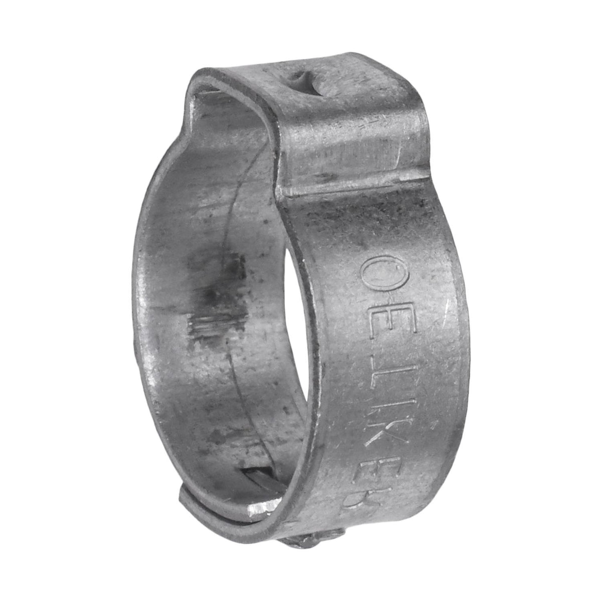35/64" Crimp-Type Hose Clamp, Zinc
