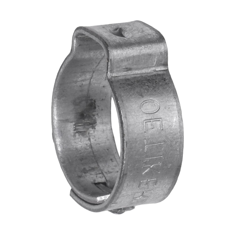 35/64" Crimp-Type Hose Clamp, Zinc