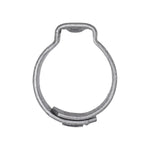35/64" Crimp-Type Hose Clamp, Zinc