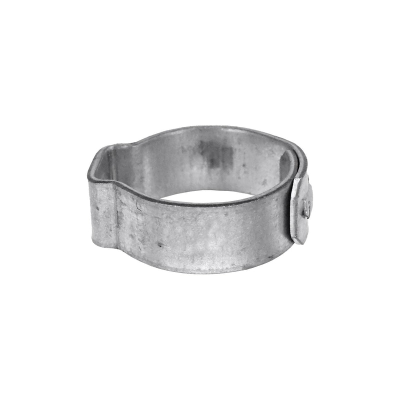 5/8" Crimp-Type Hose Clamp, Zinc