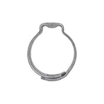 5/8" Crimp-Type Hose Clamp, Zinc