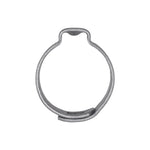 11/16" Crimp-Type Hose Clamp, Zinc