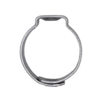 23/32" Crimp-Type Hose Clamp, Zinc