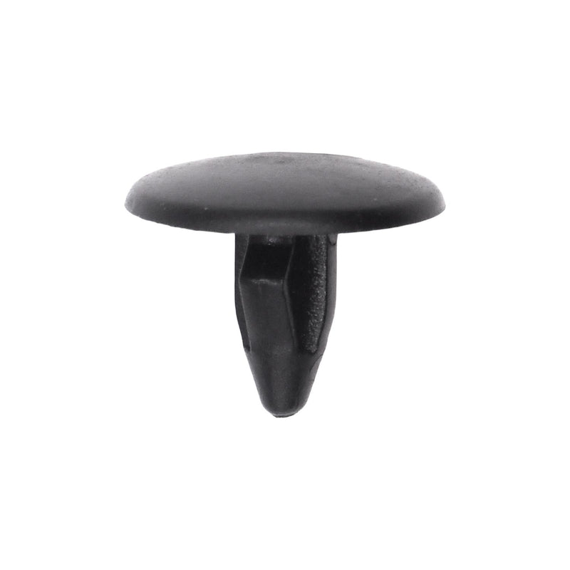6mmx10mm Black Nylon Single Head Hood Insulation Clip, 14mm Head