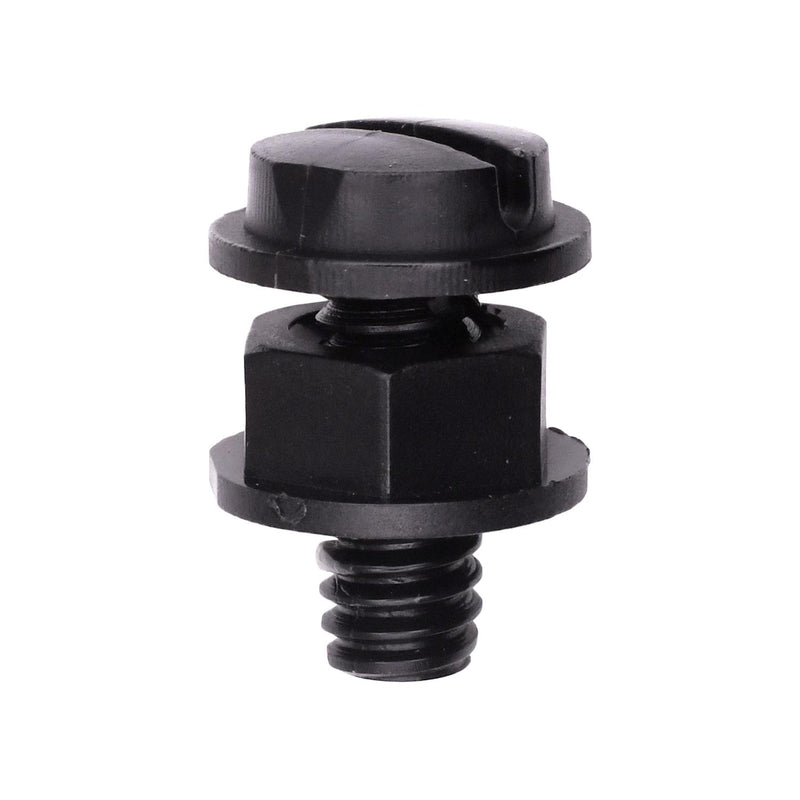 1/4"-20x5/8" Slotted Truss Head License Plate Screw And Nut, 19/32" Washer