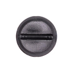 1/4"-20x5/8" Slotted Truss Head License Plate Screw And Nut, 19/32" Washer