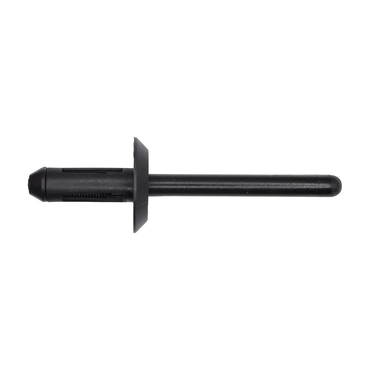 1/4" Black Nylon Rivet, 5/32", 3/32" Flange Thick