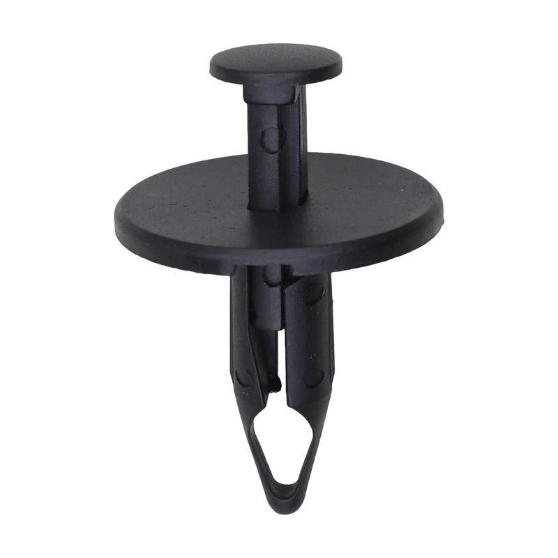 5/16"x1" Black Push-Type Front Bumper Retainer with Closed End, 1" Head
