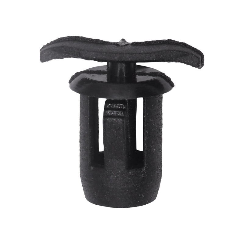 15/32"x5/16" Black Nylon Double Head Weatherstrip Christmas Tree Retainer, 3/16"x19/32" Head