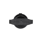 15/32"x5/16" Black Nylon Double Head Weatherstrip Christmas Tree Retainer, 3/16"x19/32" Head