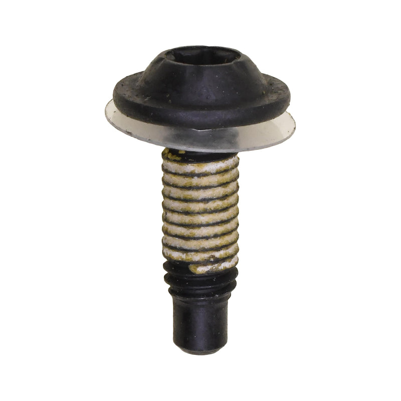 M6-1.0x20mm Torx Truss Head Washer Body Bolt, 13.5mm Washer, Black