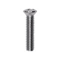 #8-32x3/4" Phillips Oval Head Machine Screw, Chrome