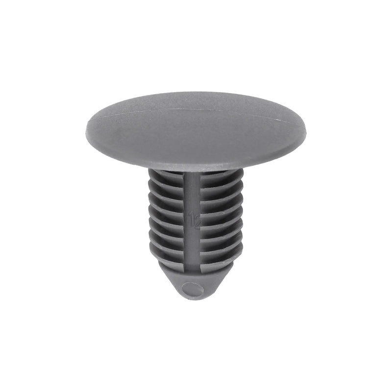 7/16"x13/16" Gray Nylon Single Head Compensator Panel To Quarter Panel Christmas Tree Retainer, 1" Head
