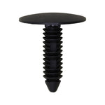 9/32"x1-3/32" Black Nylon Single Head Head.Lining Trim Finish Panel Christmas Tree Retainer, 1-1/32" Head