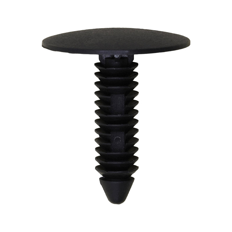 9/32"x1-3/32" Black Nylon Single Head Head.Lining Trim Finish Panel Christmas Tree Retainer, 1-1/32" Head