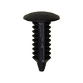 1/4"x3/4" Black Nylon Single Head Front Door Lower Molding Christmas Tree Retainer, 1/2" Head