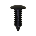 1/4"x3/4" Black Nylon Single Head Front Door Lower Molding Christmas Tree Retainer, 1/2" Head