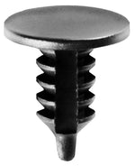 5/32"x3/8" Black Nylon Single Head Control Trim Panel Christmas Tree Retainer, 3/8" Head