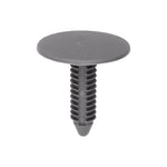 9/32"x1-3/32" Gray Nylon Single Head Head.Lining Trim Finish Panel Christmas Tree Retainer, 1-1/32" Head