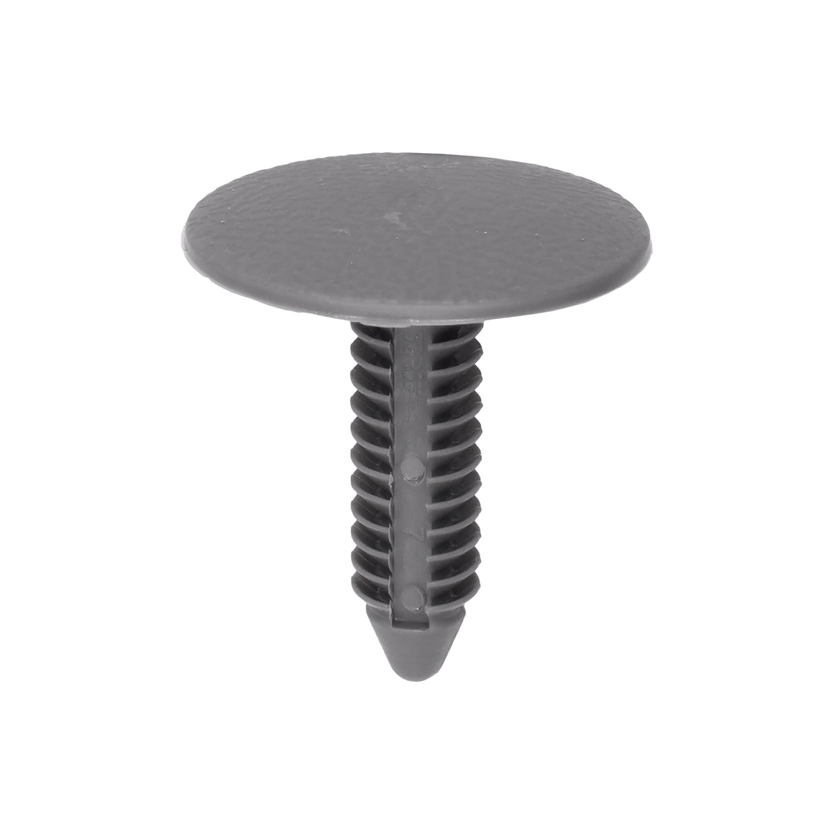 9/32"x1-3/32" Gray Nylon Single Head Head.Lining Trim Finish Panel Christmas Tree Retainer, 1-1/32" Head