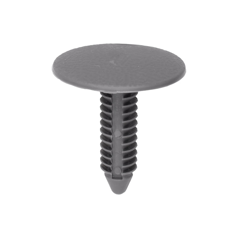 9/32"x1-3/32" Gray Nylon Single Head Head.Lining Trim Finish Panel Christmas Tree Retainer, 1-1/32" Head
