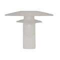 5mmx10mm White Nylon Double Head Weatherstrip Christmas Tree Retainer